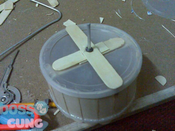 Tạo trục bánh xe cho wheel